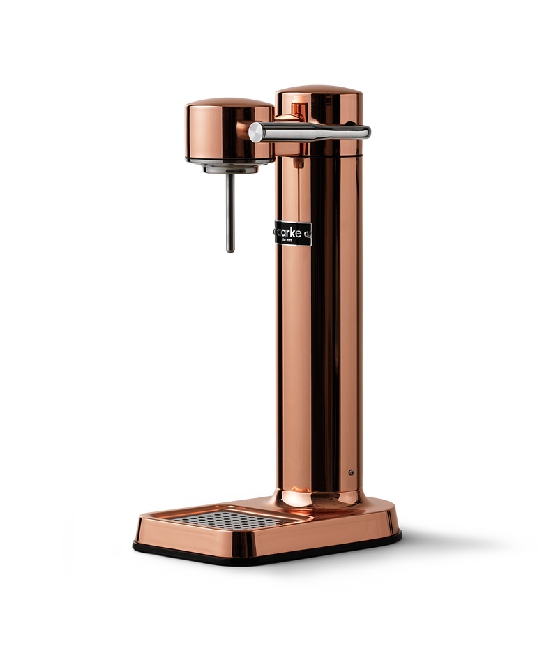 Aarke Carbonator 3 in Copper. Side view.