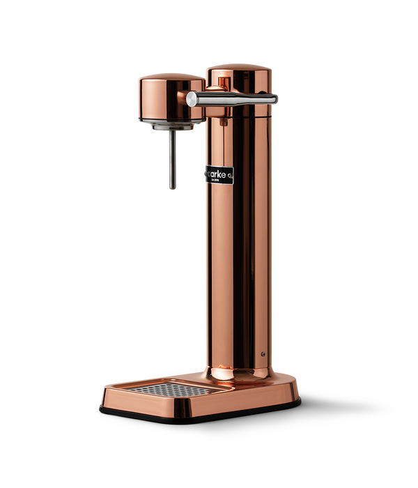 Aarke Carbonator 3 in Copper. Side view.